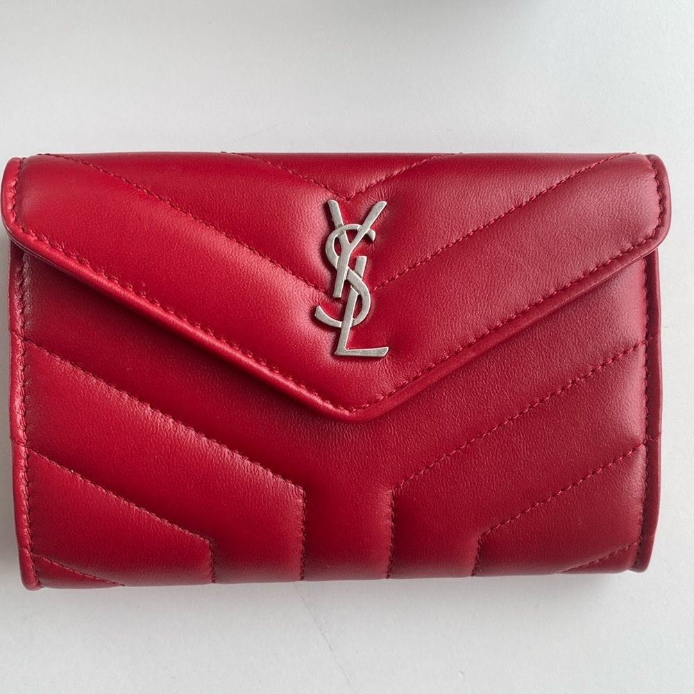 Saint Laurent Loulou Small Envelope Wallet